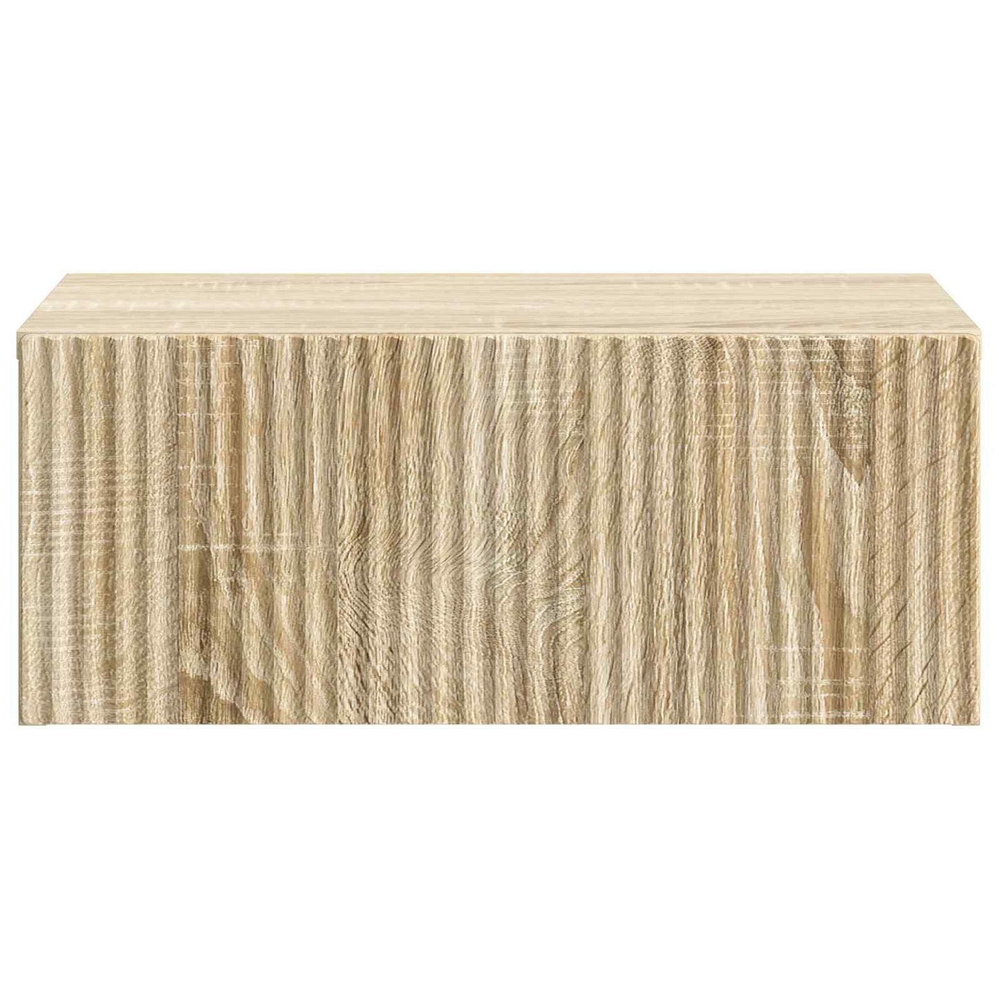 vidaXL Wall-Mounted Bedside Cabinet Sonoma Oak 49 x 34.5 x 20 cm