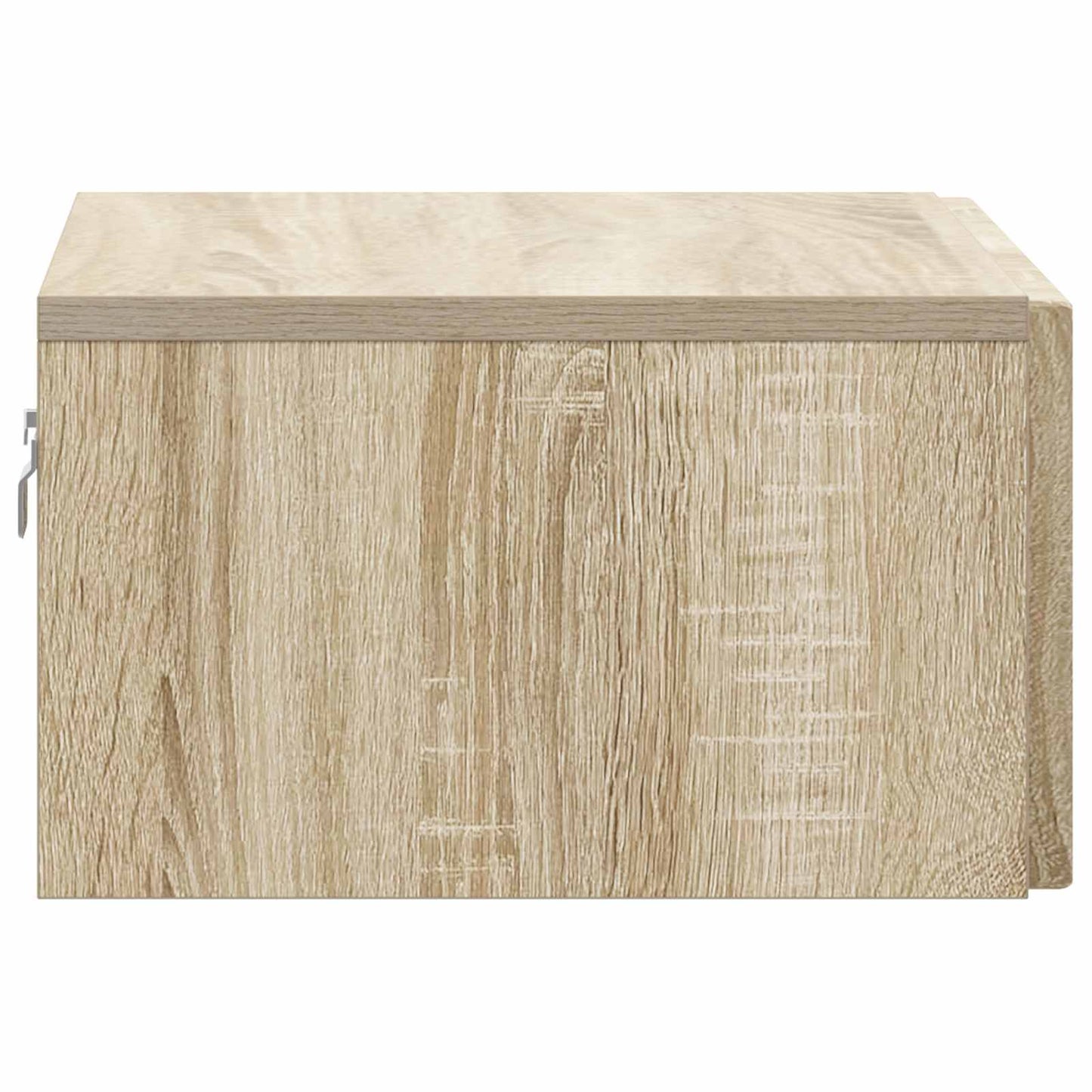 vidaXL Wall-Mounted Bedside Cabinet 2 pcs Sonoma Oak 49 x 34.5 x 20 cm