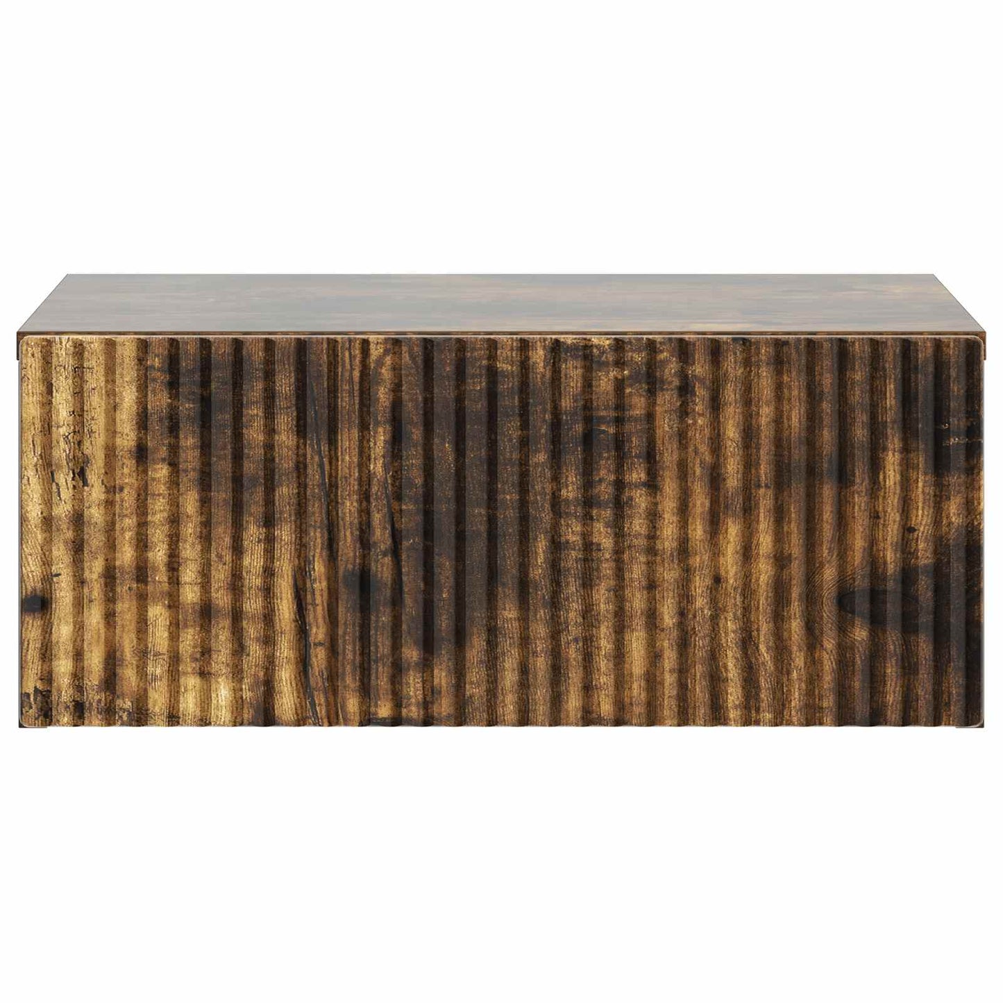 vidaXL Wall-Mounted Bedside Cabinet Smoked Oak 49 x 34.5 x 20 cm