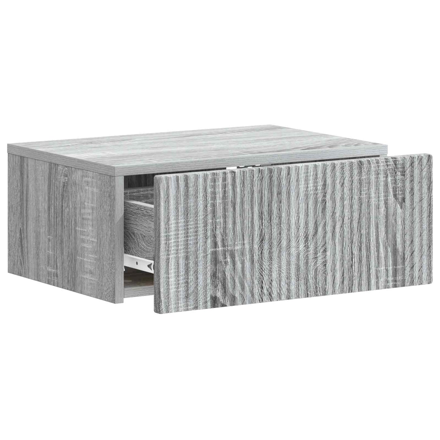 vidaXL Wall-Mounted Bedside Cabinet 2 pcs Grey Sonoma Engineered Wood
