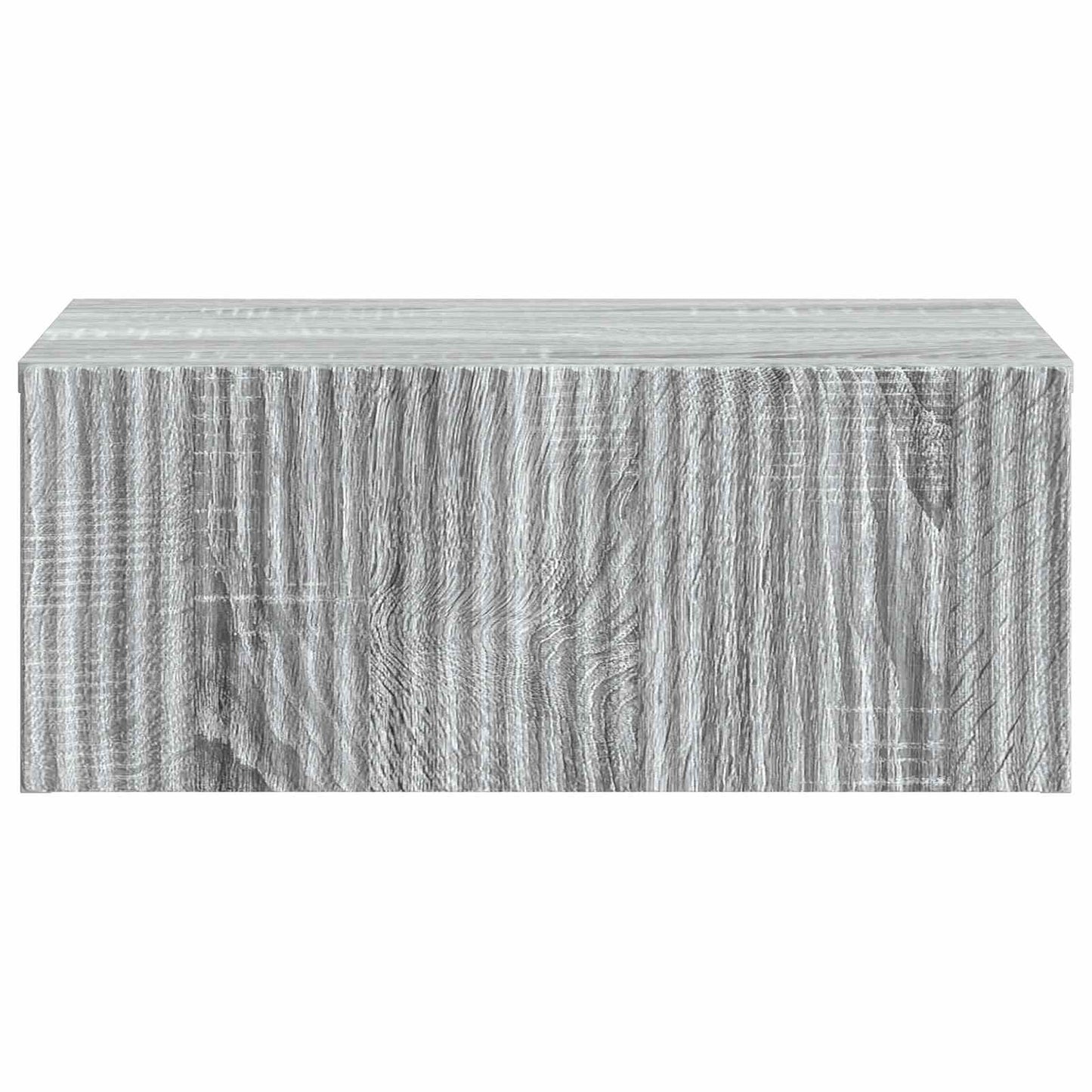 vidaXL Wall-Mounted Bedside Cabinet 2 pcs Grey Sonoma Engineered Wood