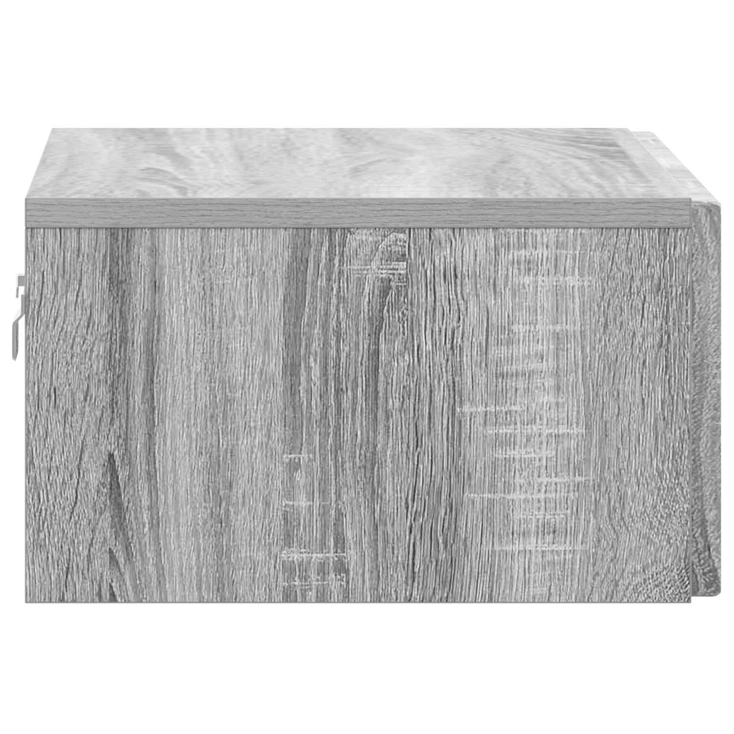 vidaXL Wall-Mounted Bedside Cabinet 2 pcs Grey Sonoma Engineered Wood