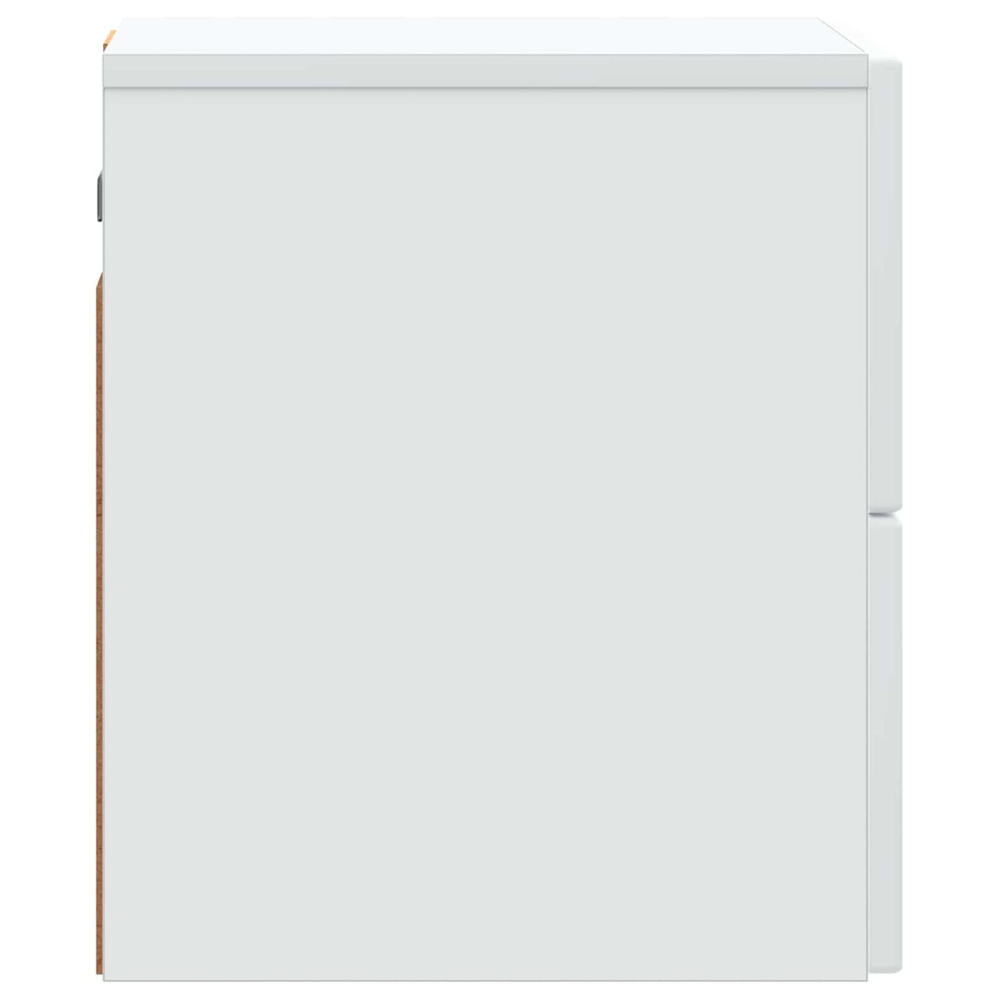 vidaXL Wall-Mounted Bedside Cabinet White 33 x 34.5 x 40 cm