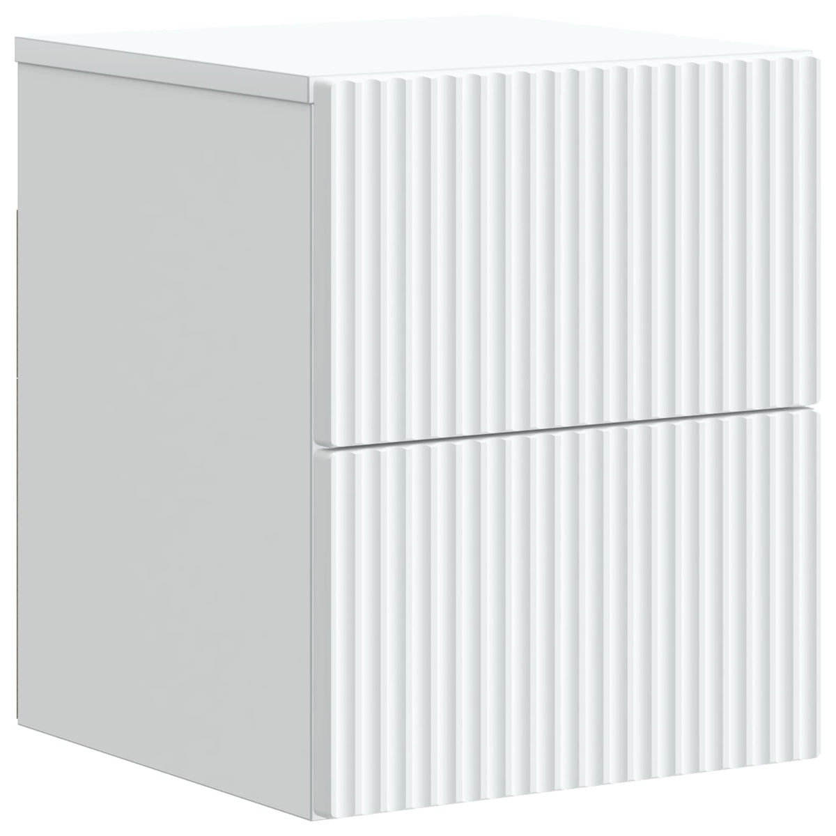 vidaXL Wall-Mounted Bedside Cabinet 2 pcs White 33 x 34.5 x 40 cm