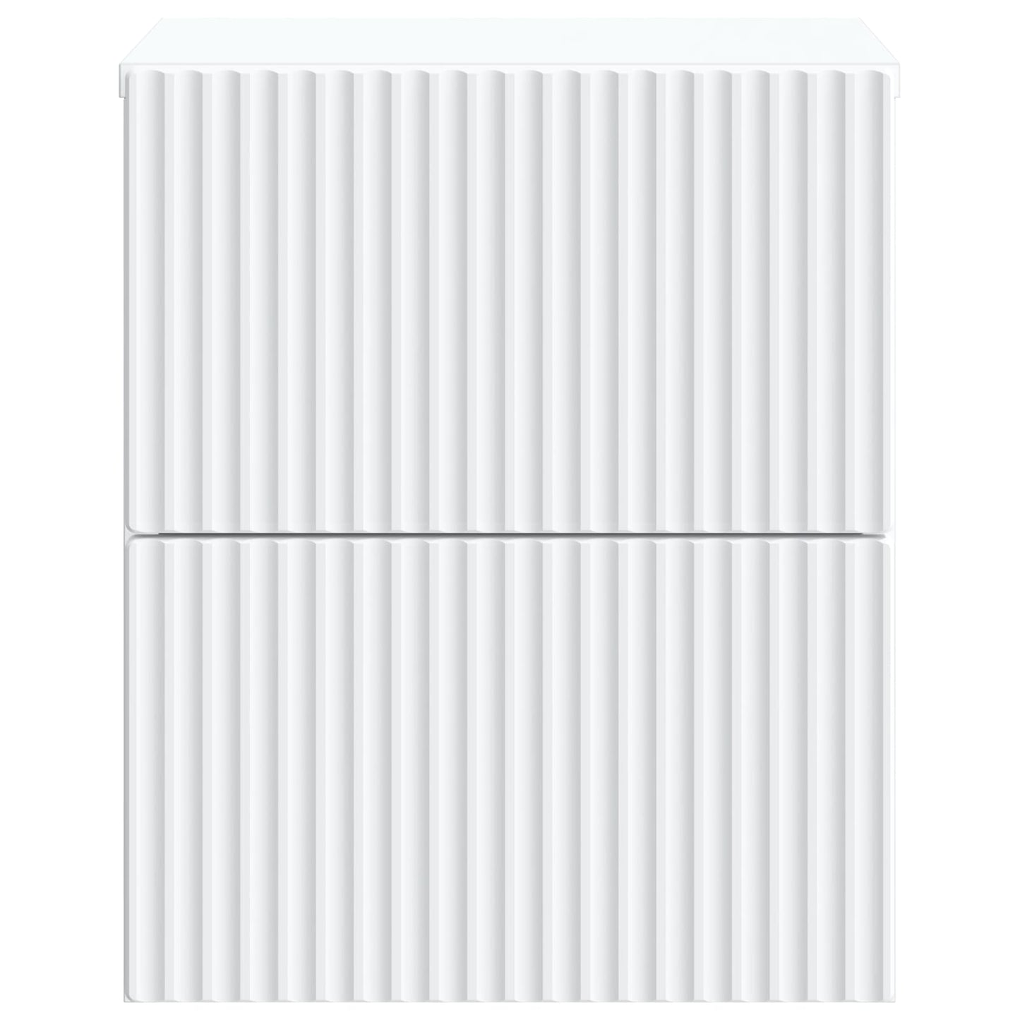 vidaXL Wall-Mounted Bedside Cabinet 2 pcs White 33 x 34.5 x 40 cm