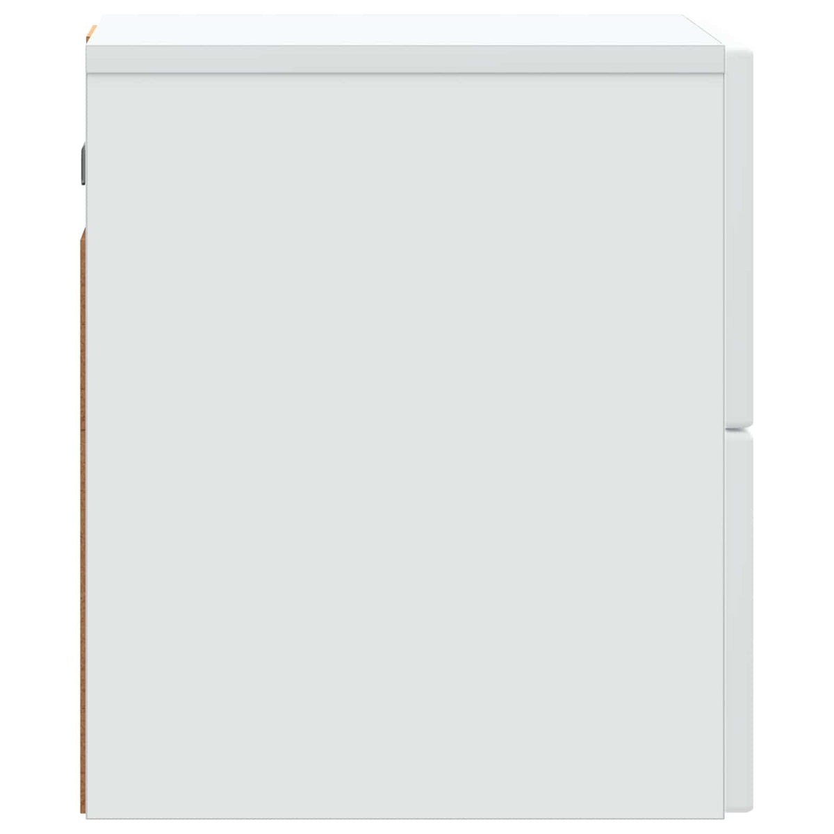 vidaXL Wall-Mounted Bedside Cabinet 2 pcs White 33 x 34.5 x 40 cm
