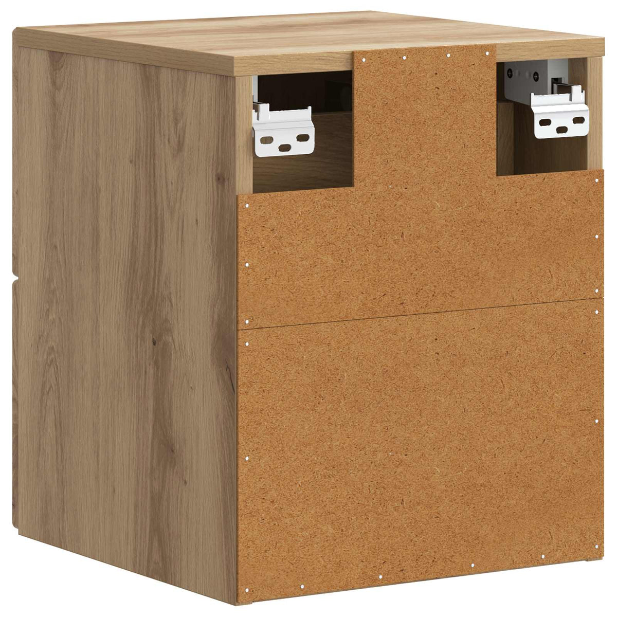 vidaXL Wall-Mounted Bedside Cabinet Artisan Oak 33 x 34.5 x 40 cm