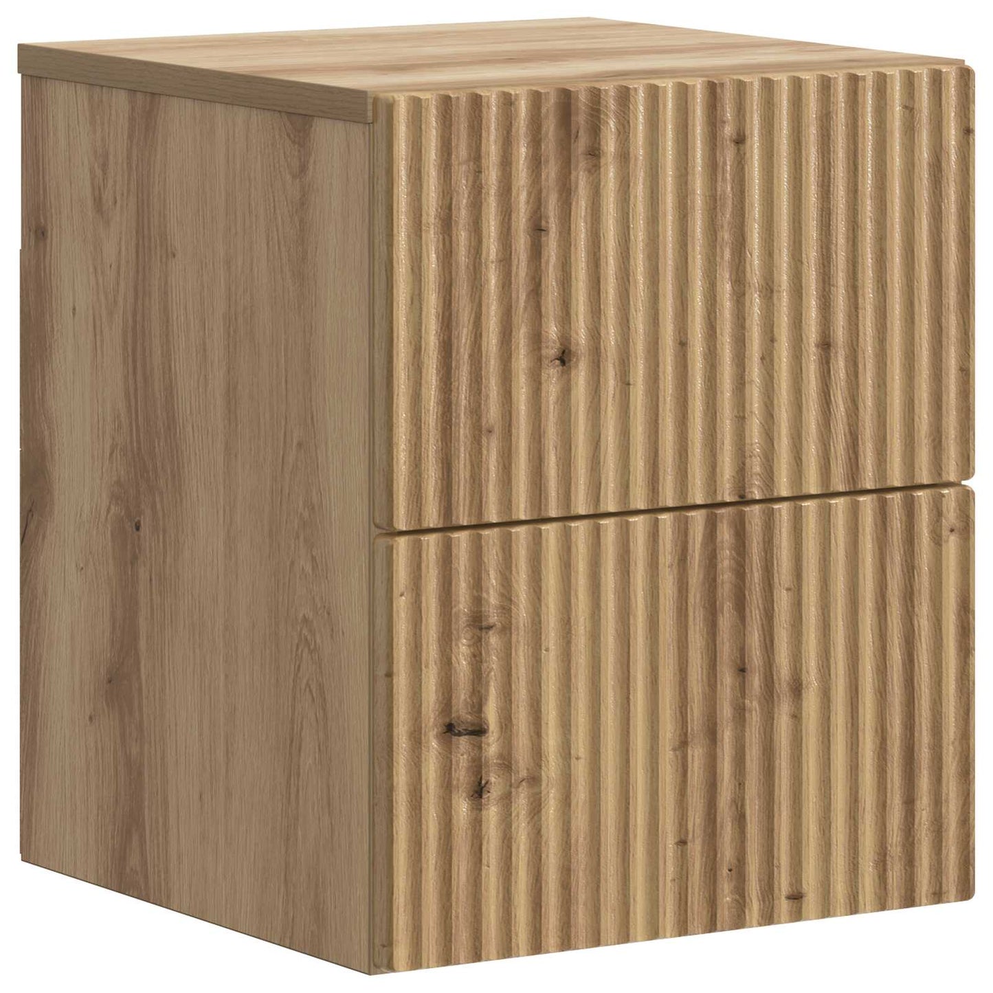 vidaXL Wall-Mounted Bedside Cabinet 2 pcs Artisan Oak