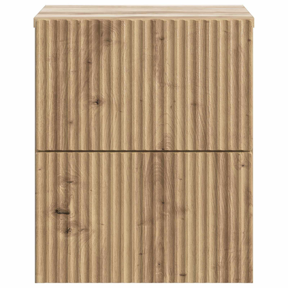 vidaXL Wall-Mounted Bedside Cabinet 2 pcs Artisan Oak