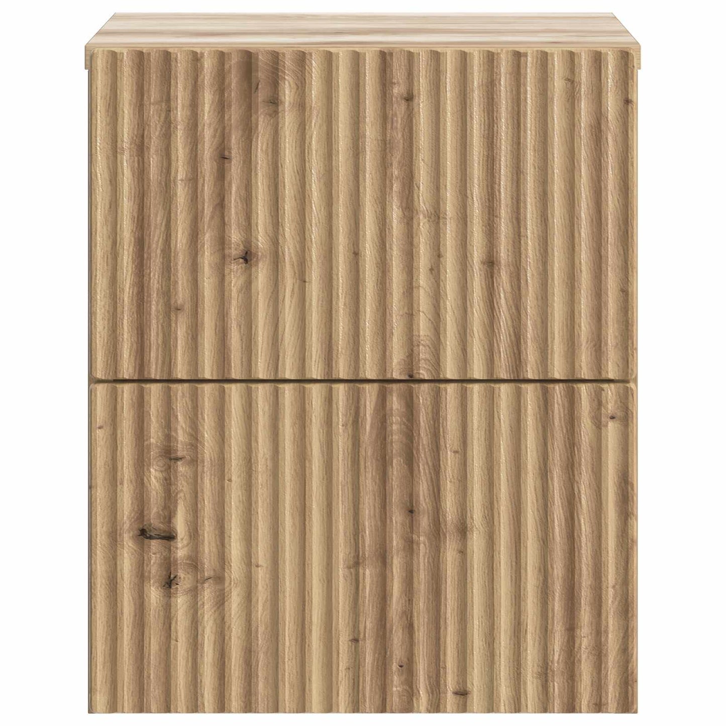 vidaXL Wall-Mounted Bedside Cabinet 2 pcs Artisan Oak