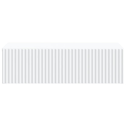 vidaXL Wall-Mounted Side Table White 59 x 34.5 x 17 cm Engineered Wood