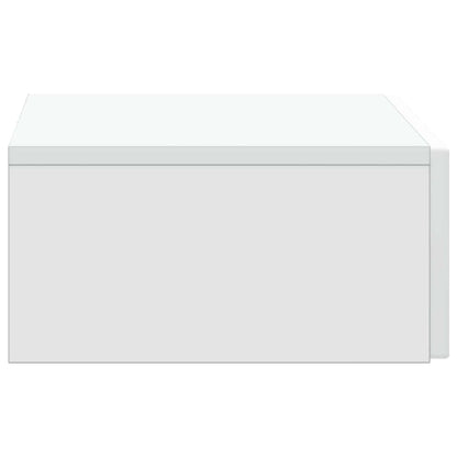 vidaXL Wall-Mounted Side Table White 59 x 34.5 x 17 cm Engineered Wood