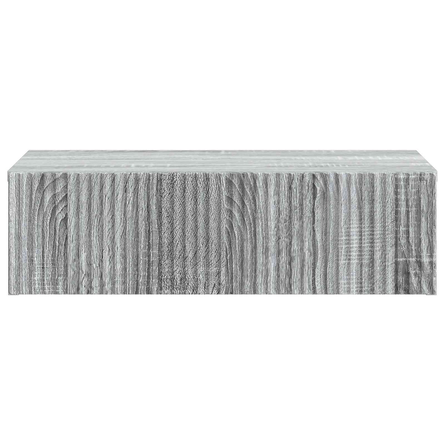 vidaXL Wall-Mounted Side Table Grey Sonoma 59 x 34.5 x 17 cm