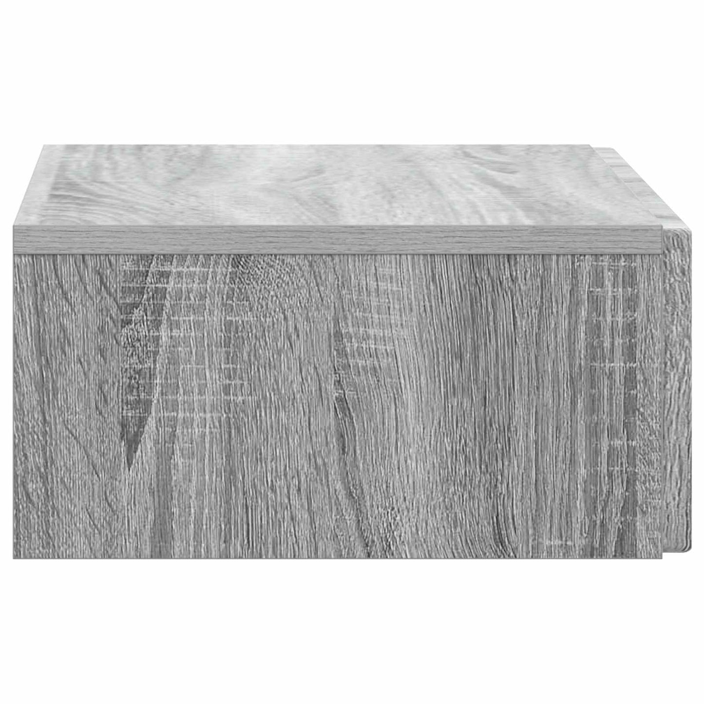 vidaXL Wall-Mounted Side Table Grey Sonoma 59 x 34.5 x 17 cm