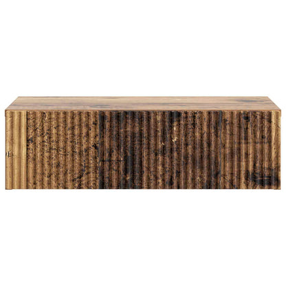 vidaXL Wall-Mounted Side Table Wall-mounted Old Wood 59 x 34.5 x 17 cm
