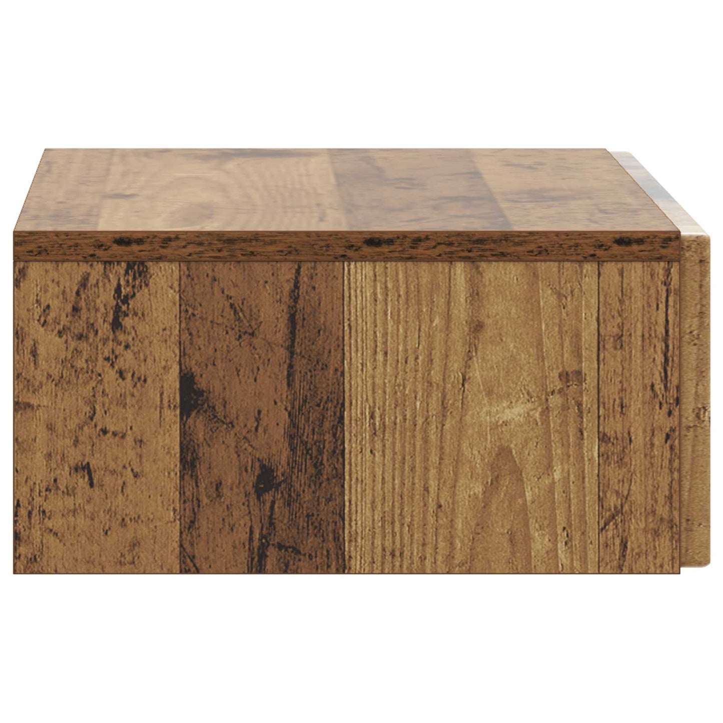 vidaXL Wall-Mounted Side Table Wall-mounted Old Wood 59 x 34.5 x 17 cm