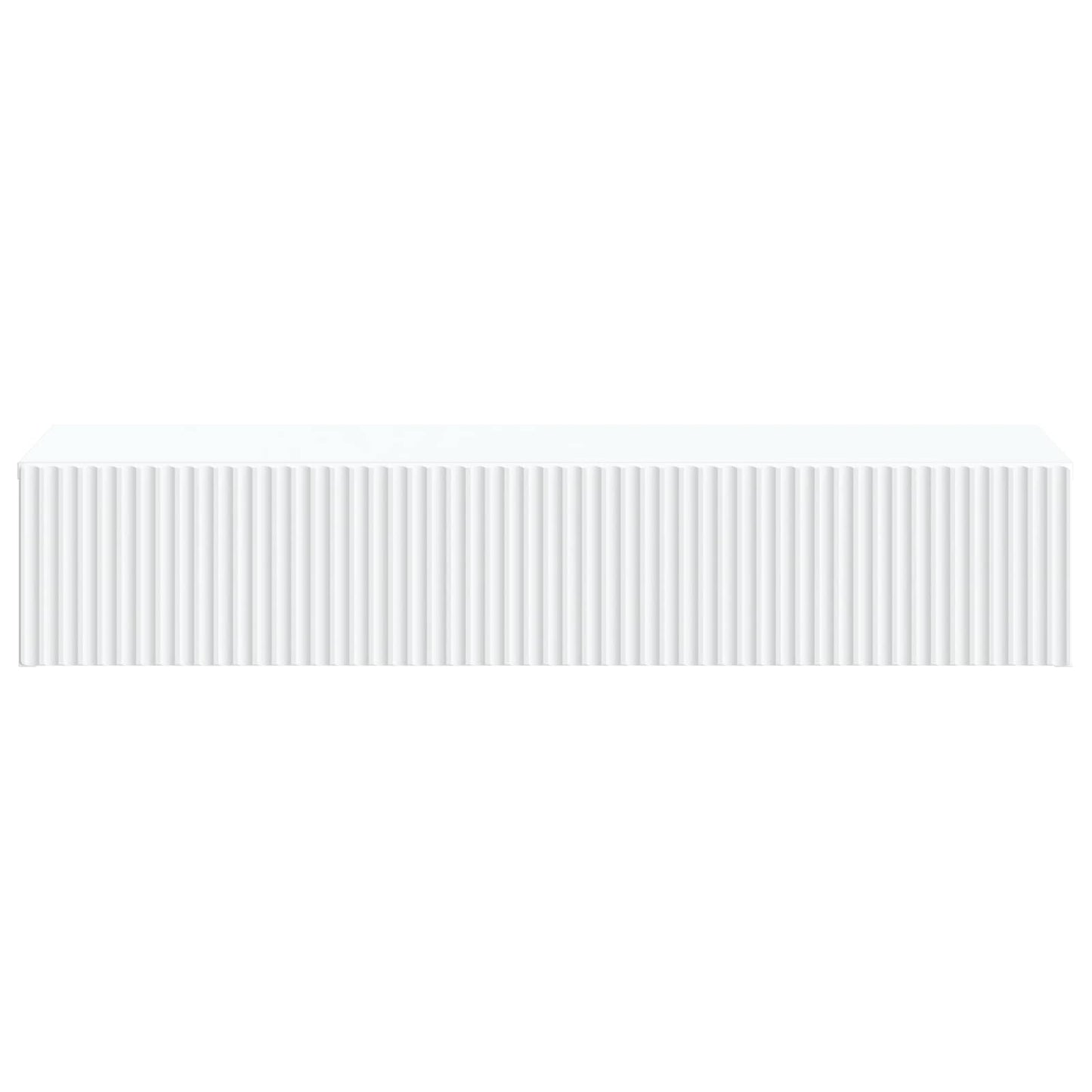 vidaXL Wall-Mounted Side Table Wall-mounted White 87.5 x 34.5 x 17 cm