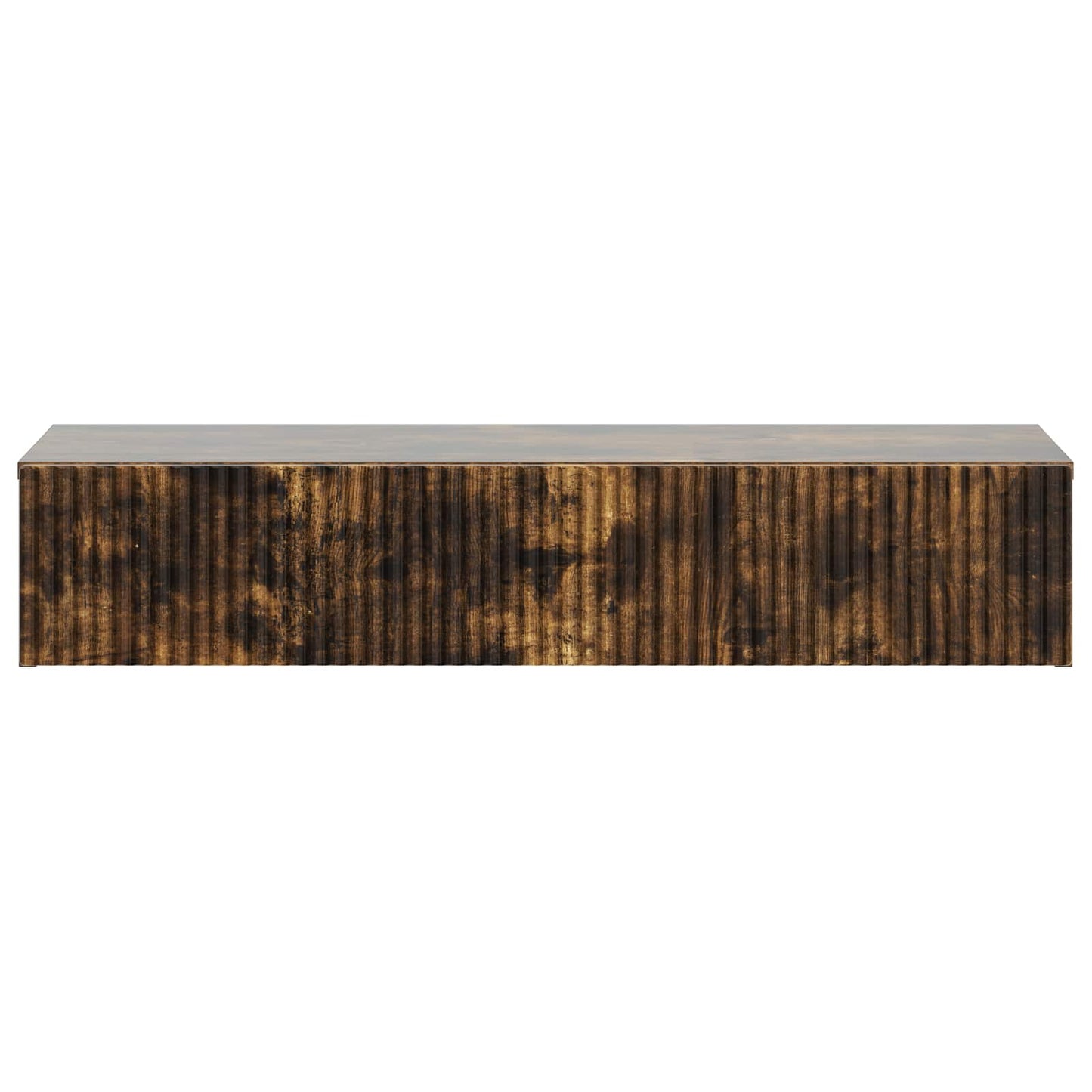 vidaXL Wall-Mounted Side Table Smoked Oak 87.5 x 34.5 x 17 cm