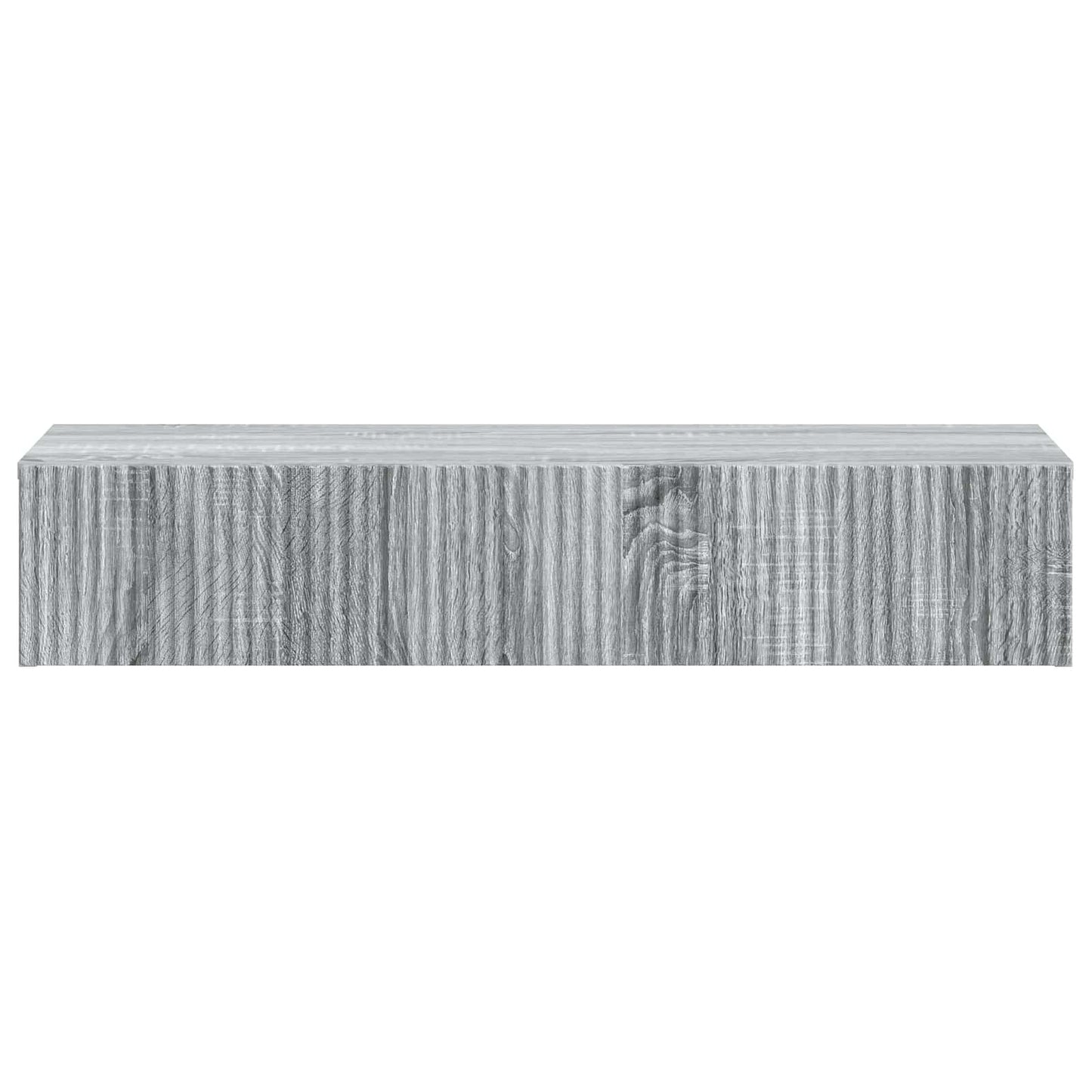 vidaXL Wall-Mounted Side Table Grey Sonoma 87.5 x 34.5 x 17 cm