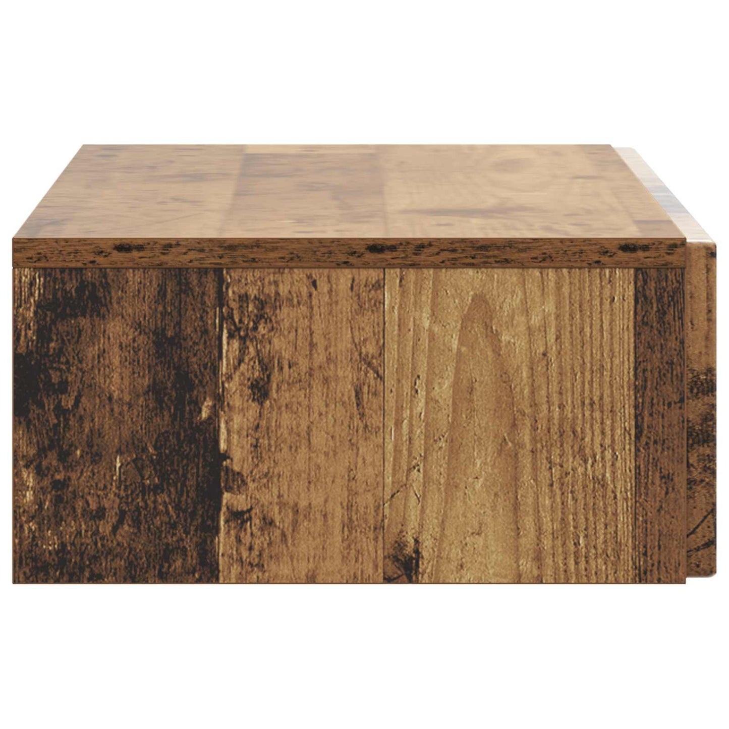 vidaXL Wall-Mounted Side Table Old Wood 87.5 x 34.5 x 17 cm