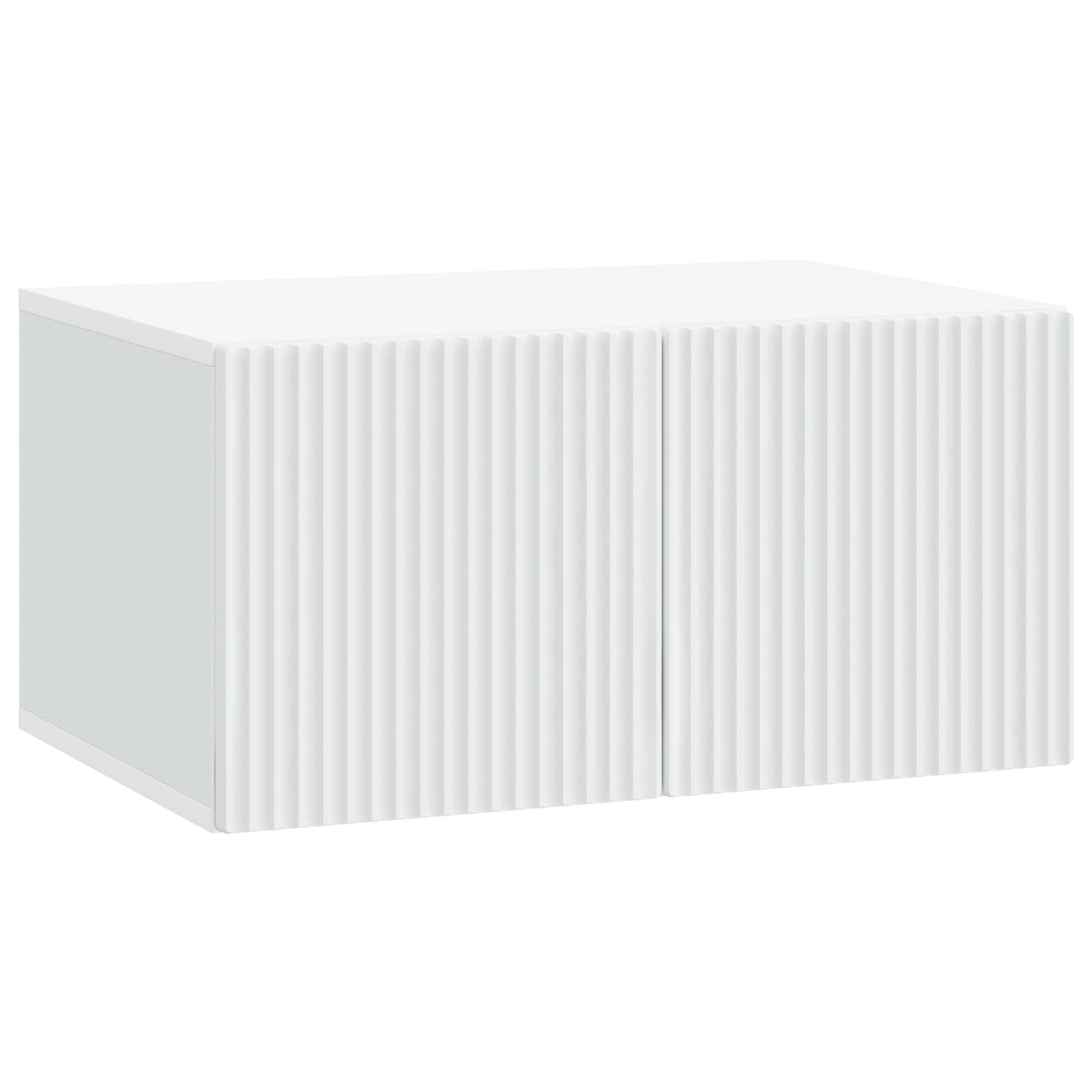 vidaXL Wall-Mounted TV Cabinet White 59.5 x 41 x 30 cm Engineered Wood