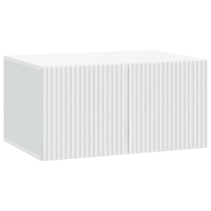 vidaXL Wall-Mounted TV Cabinet White 59.5 x 41 x 30 cm Engineered Wood