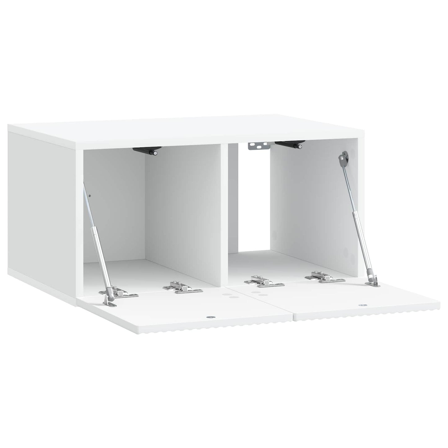 vidaXL Wall-Mounted TV Cabinet White 59.5 x 41 x 30 cm Engineered Wood