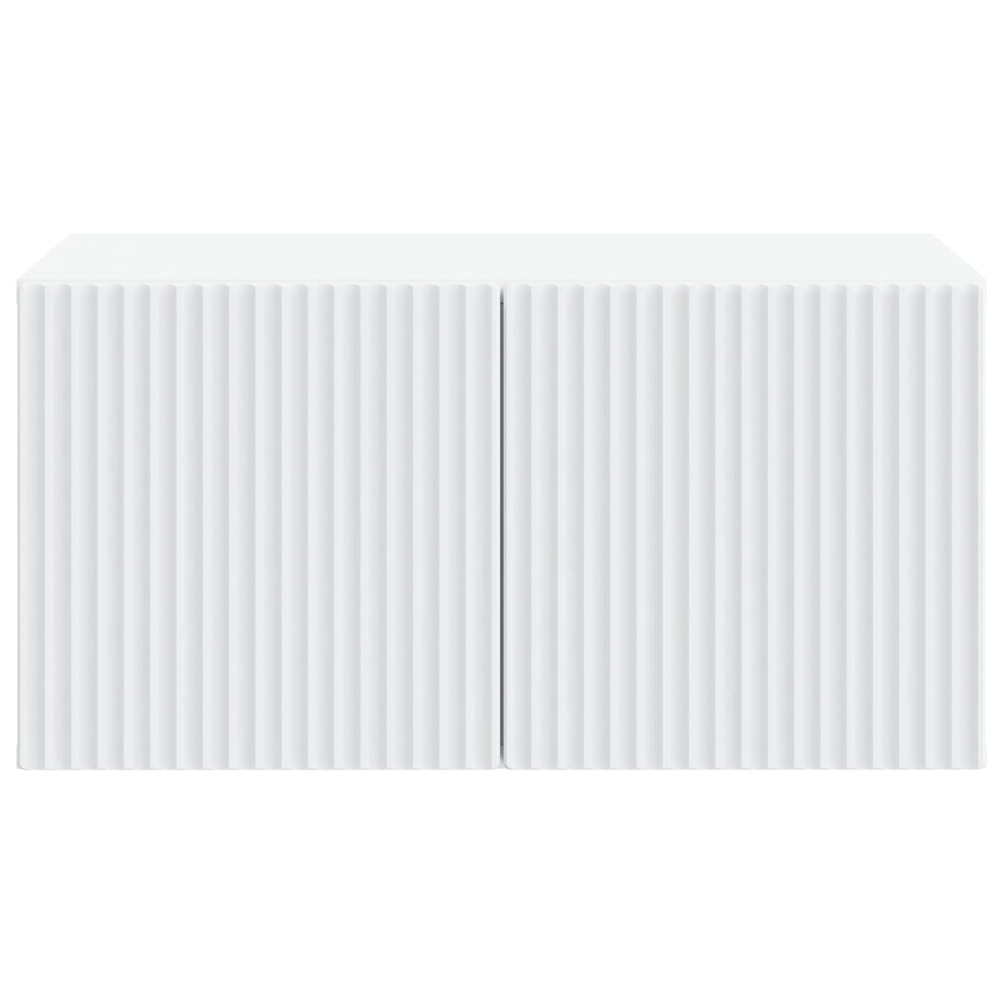 vidaXL Wall-Mounted TV Cabinet White 59.5 x 41 x 30 cm Engineered Wood
