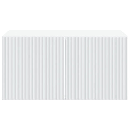 vidaXL Wall-Mounted TV Cabinet White 59.5 x 41 x 30 cm Engineered Wood