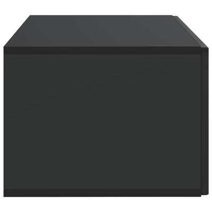 vidaXL Wall-Mounted TV Cabinet Black 59.5 x 41 x 30 cm Engineered Wood