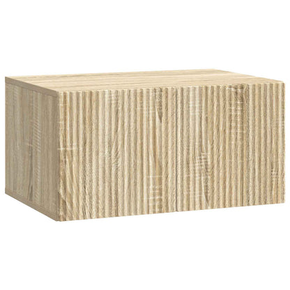 vidaXL Wall-Mounted TV Cabinet Sonoma Oak 59.5 x 41 x 30 cm