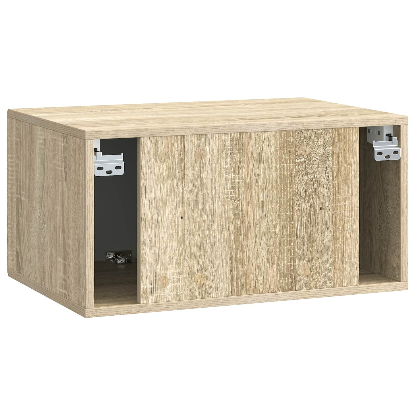 vidaXL Wall-Mounted TV Cabinet Sonoma Oak 59.5 x 41 x 30 cm