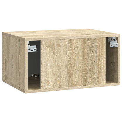 vidaXL Wall-Mounted TV Cabinet Sonoma Oak 59.5 x 41 x 30 cm