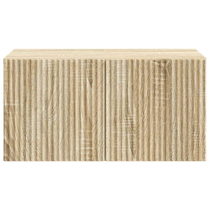 vidaXL Wall-Mounted TV Cabinet Sonoma Oak 59.5 x 41 x 30 cm