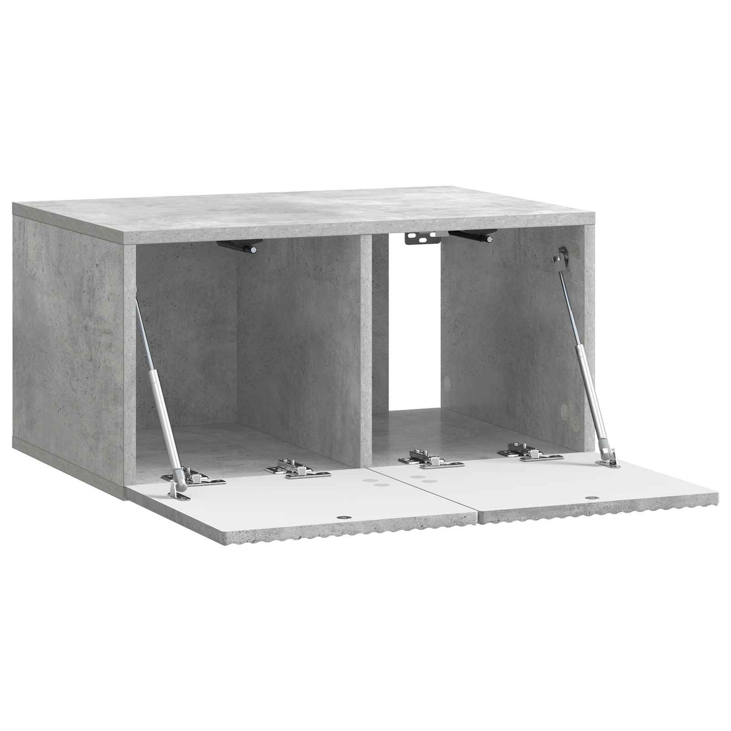 vidaXL Wall-Mounted TV Cabinet Concrete Grey 59.5 x 41 x 30 cm
