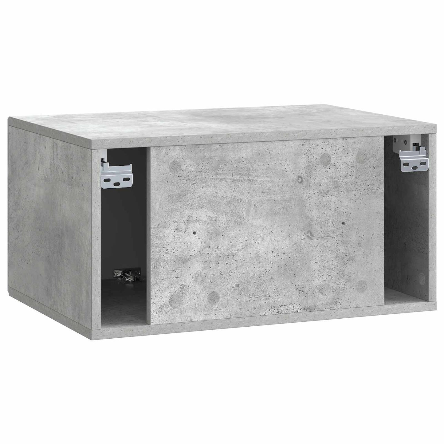 vidaXL Wall-Mounted TV Cabinet Concrete Grey 59.5 x 41 x 30 cm