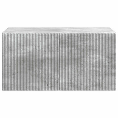 vidaXL Wall-Mounted TV Cabinet Concrete Grey 59.5 x 41 x 30 cm