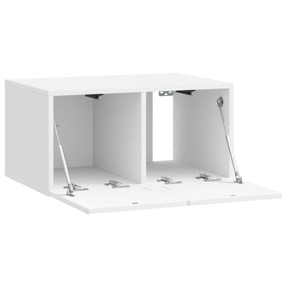 vidaXL Wall-Mounted TV Cabinet 59.5 x 41 x 30 cm High Gloss White