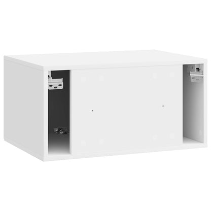 vidaXL Wall-Mounted TV Cabinet 59.5 x 41 x 30 cm High Gloss White