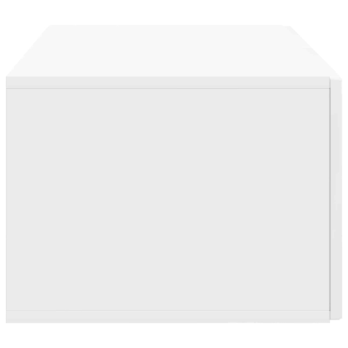 vidaXL Wall-Mounted TV Cabinet 59.5 x 41 x 30 cm High Gloss White