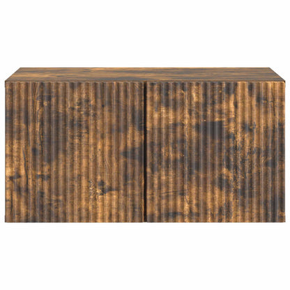 vidaXL Wall-Mounted TV Cabinet Smoked Oak 59.5 x 41 x 30 cm