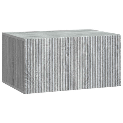 vidaXL Wall-Mounted TV Cabinet Grey Sonoma 59.5 x 41 x 30 cm