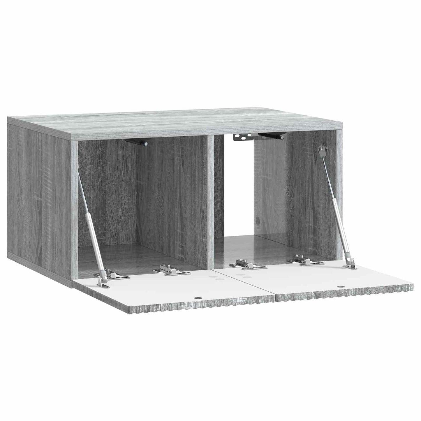 vidaXL Wall-Mounted TV Cabinet Grey Sonoma 59.5 x 41 x 30 cm