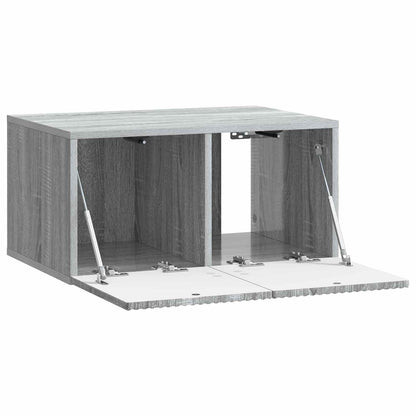 vidaXL Wall-Mounted TV Cabinet Grey Sonoma 59.5 x 41 x 30 cm