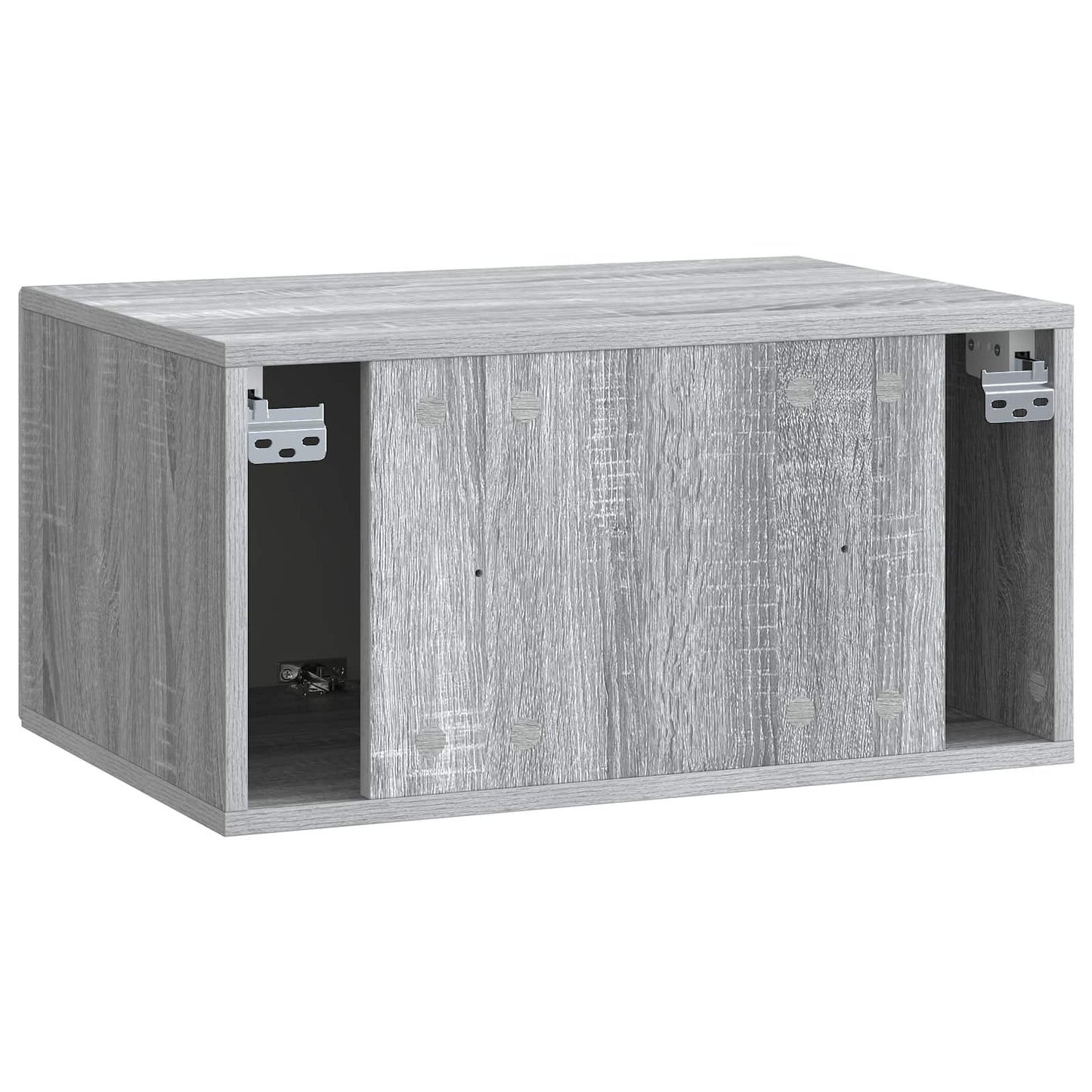 vidaXL Wall-Mounted TV Cabinet Grey Sonoma 59.5 x 41 x 30 cm