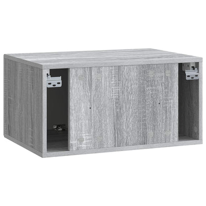 vidaXL Wall-Mounted TV Cabinet Grey Sonoma 59.5 x 41 x 30 cm