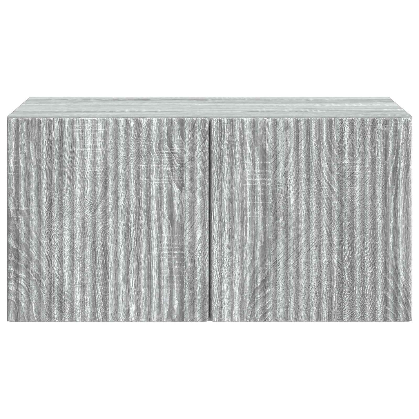 vidaXL Wall-Mounted TV Cabinet Grey Sonoma 59.5 x 41 x 30 cm
