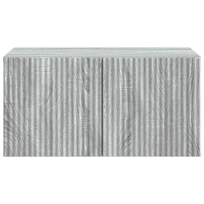 vidaXL Wall-Mounted TV Cabinet Grey Sonoma 59.5 x 41 x 30 cm