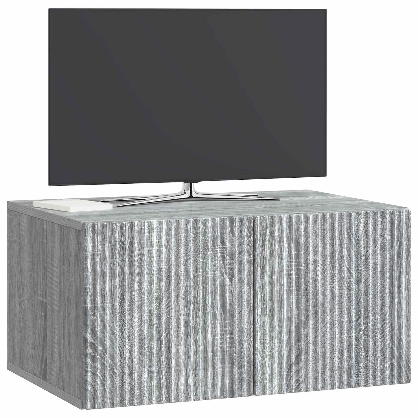 vidaXL Wall-Mounted TV Cabinet Grey Sonoma 59.5 x 41 x 30 cm