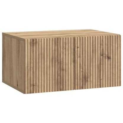 vidaXL Wall-Mounted TV Cabinet 59.5 x 41 x 30 cm Artisan Oak